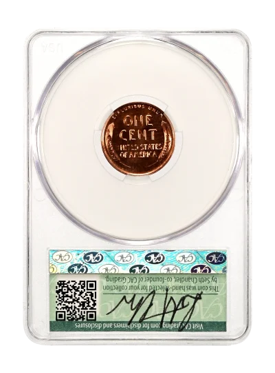 CAC Grading Coin Reverse