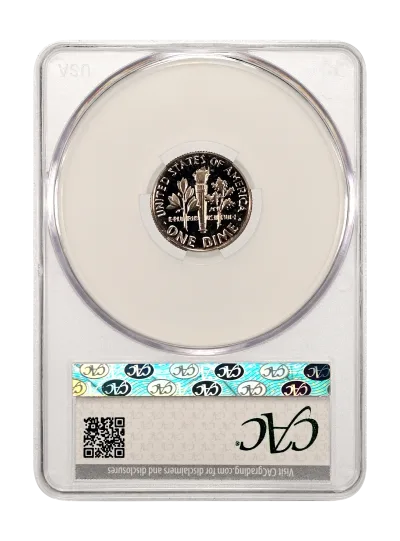 CAC Grading Coin Reverse