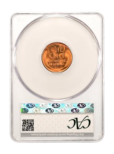 CAC Grading Coin Reverse
