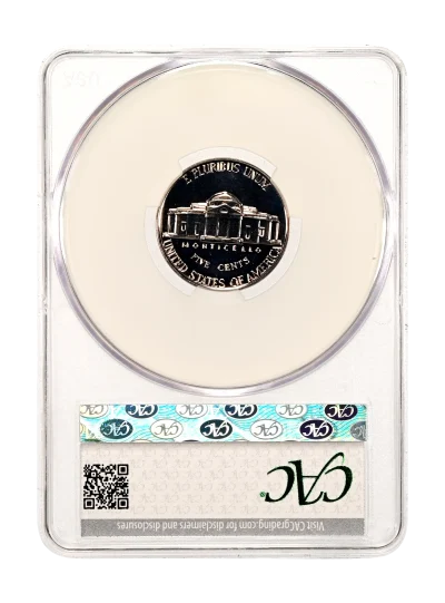 CAC Grading Coin Reverse