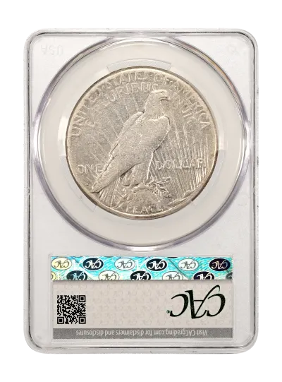 CAC Grading Coin Reverse