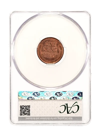 CAC Grading Coin Reverse