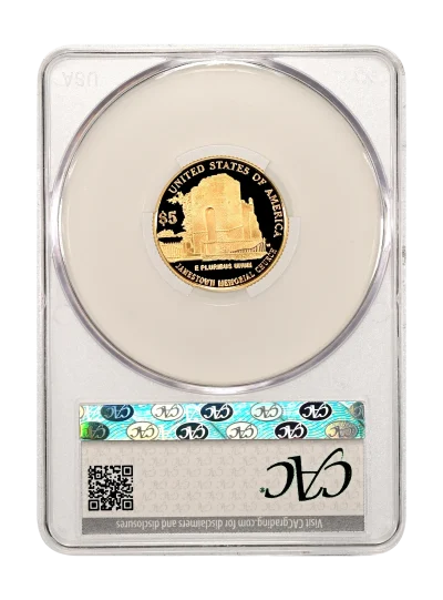CAC Grading Coin Reverse