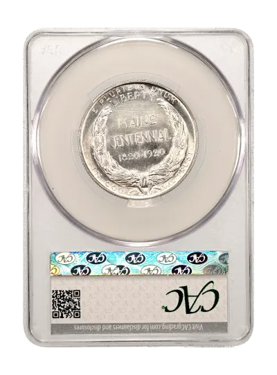 CAC Grading Coin Reverse