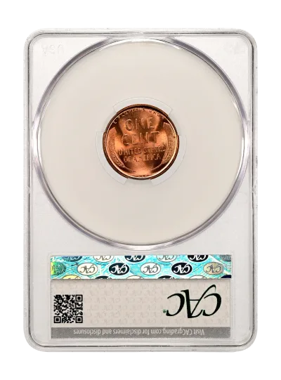 CAC Grading Coin Reverse