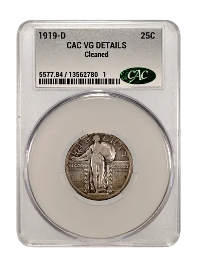 CAC Grading Coin Obverse