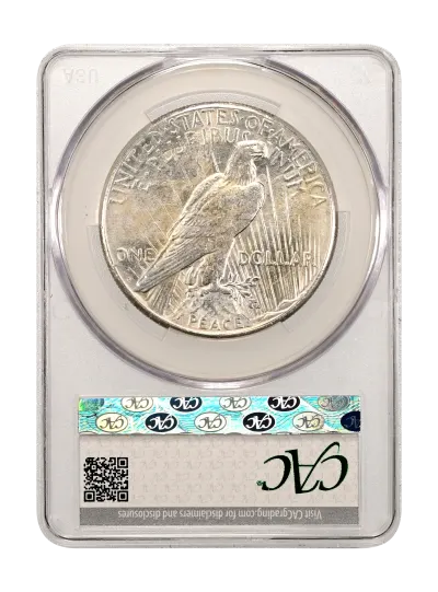 CAC Grading Coin Reverse