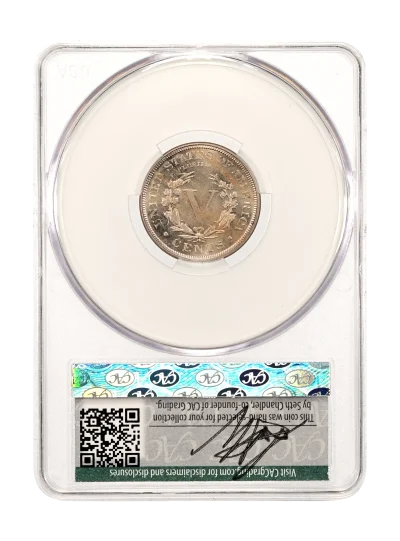V-Nickels, Proof | 1889 5c (Proof) PR64 CACG Certification 949603590 ...