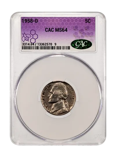 CAC Grading Coin Obverse