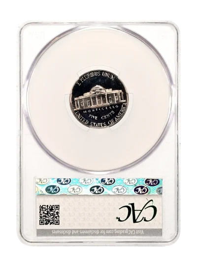 CAC Grading Coin Reverse