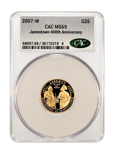 CAC Grading Coin Obverse