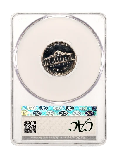 CAC Grading Coin Reverse