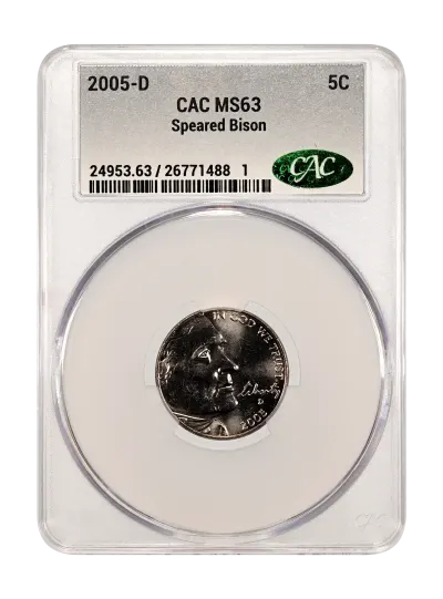 CAC Grading Coin Obverse