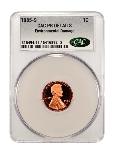 CAC Grading Coin Obverse
