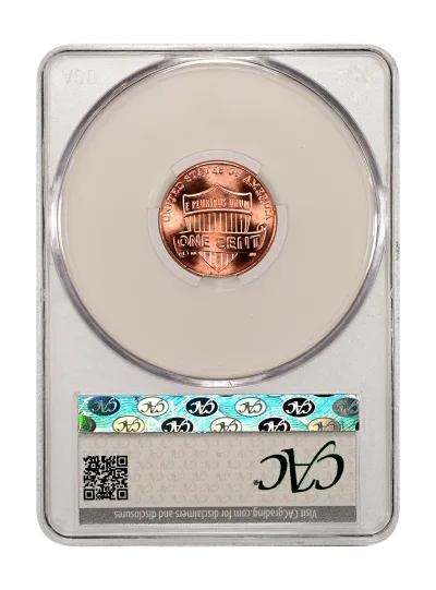 CAC Grading Coin Reverse