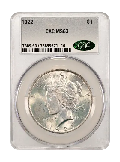 CAC Grading Coin Obverse