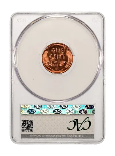 CAC Grading Coin Reverse