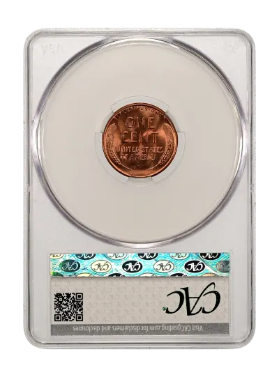 CAC Grading Coin Reverse