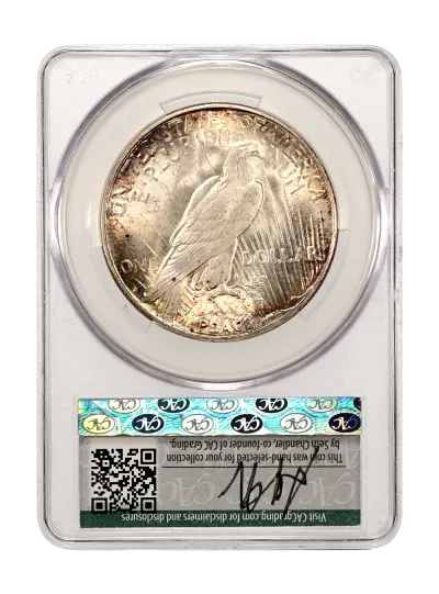 CAC Grading Coin Reverse