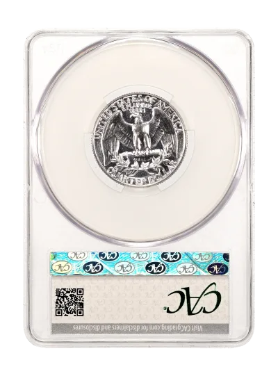 CAC Grading Coin Reverse