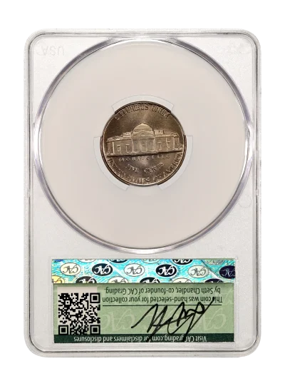CAC Grading Coin Reverse