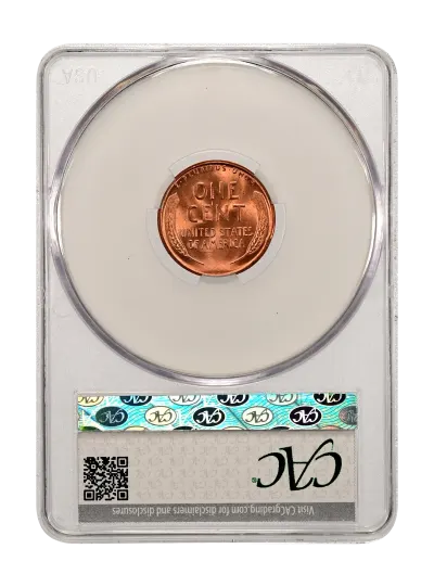 CAC Grading Coin Reverse