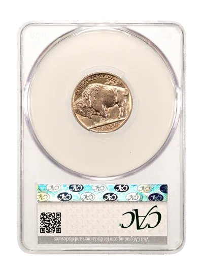 CAC Grading Coin Reverse