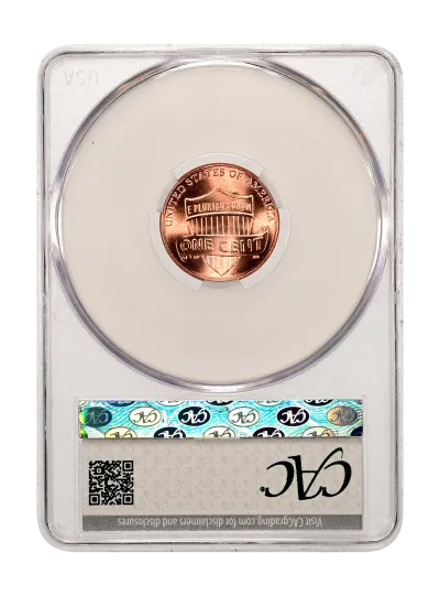 CAC Grading Coin Reverse