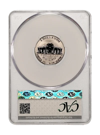 CAC Grading Coin Reverse
