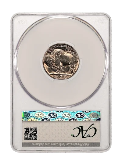 CAC Grading Coin Reverse