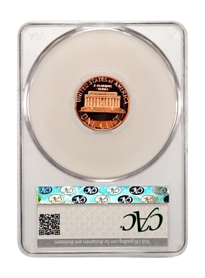 CAC Grading Coin Reverse