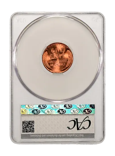 CAC Grading Coin Reverse
