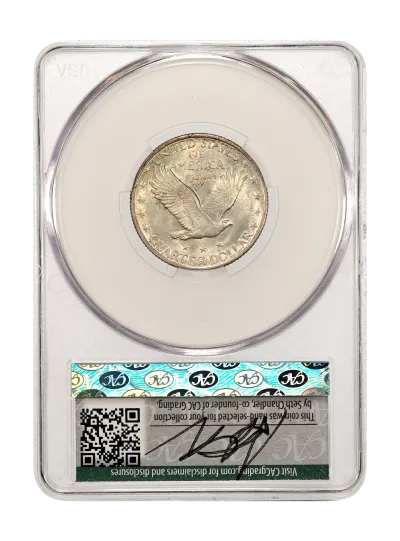 CAC Grading Coin Reverse
