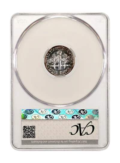 CAC Grading Coin Reverse