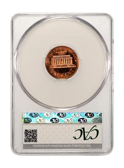 CAC Grading Coin Reverse