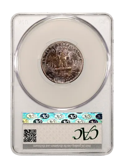 CAC Grading Coin Reverse