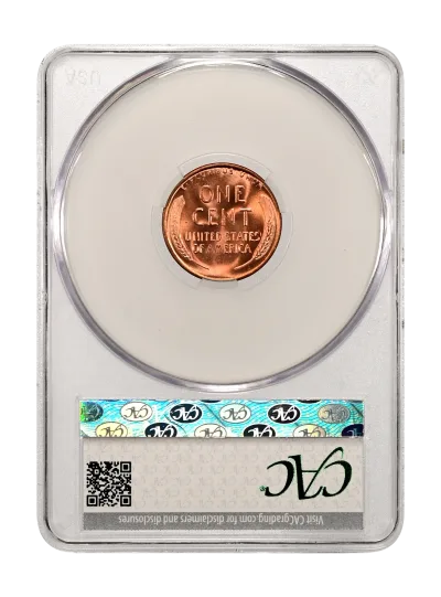 CAC Grading Coin Reverse