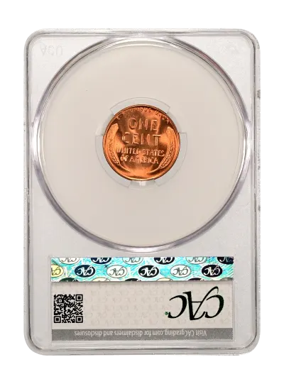 CAC Grading Coin Reverse
