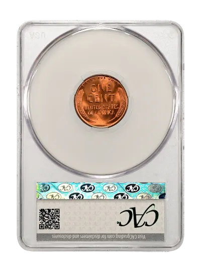 CAC Grading Coin Reverse