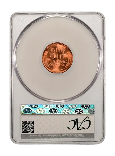 CAC Grading Coin Reverse