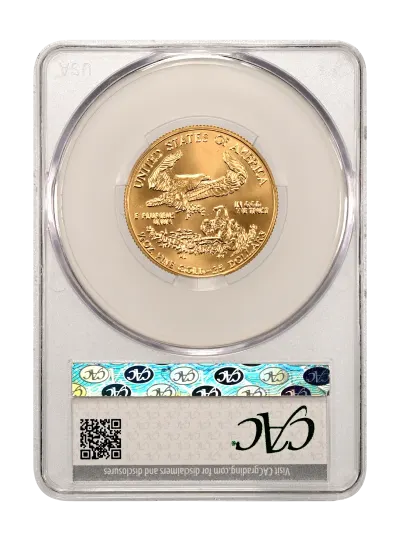 CAC Grading Coin Reverse