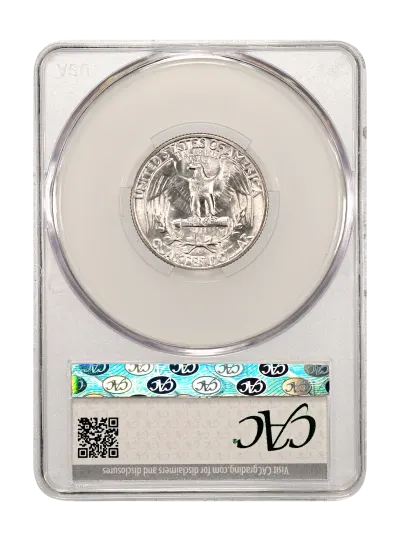 CAC Grading Coin Reverse
