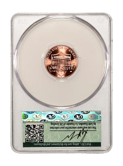 CAC Grading Coin Reverse