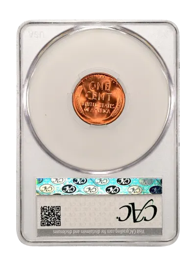 CAC Grading Coin Reverse