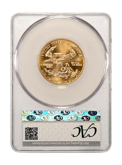 CAC Grading Coin Reverse