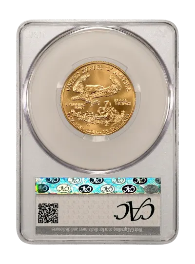 CAC Grading Coin Reverse