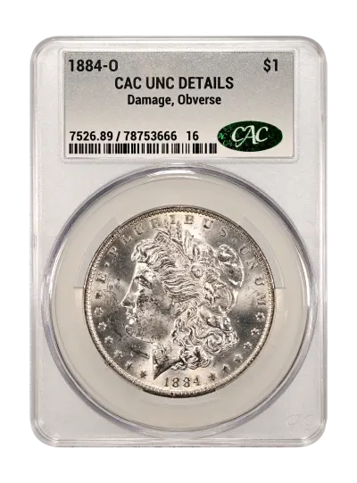 CAC Grading Coin Obverse