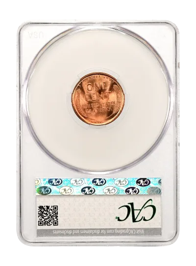 CAC Grading Coin Reverse