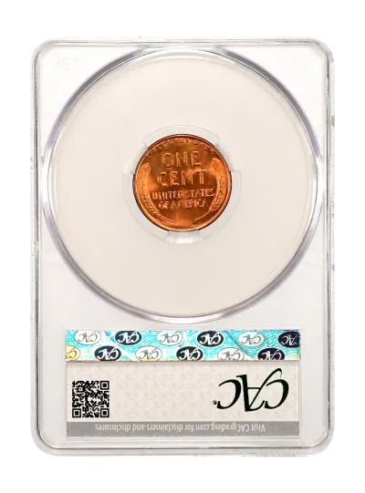 CAC Grading Coin Reverse