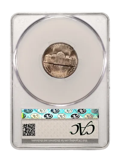 CAC Grading Coin Reverse